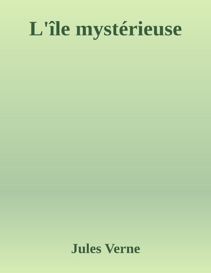 Couverture de L'île mystérieuse