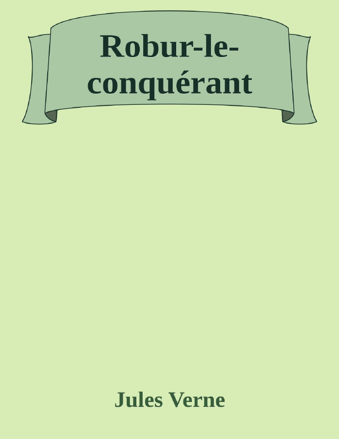 Couverture de Robur-le-conquérant