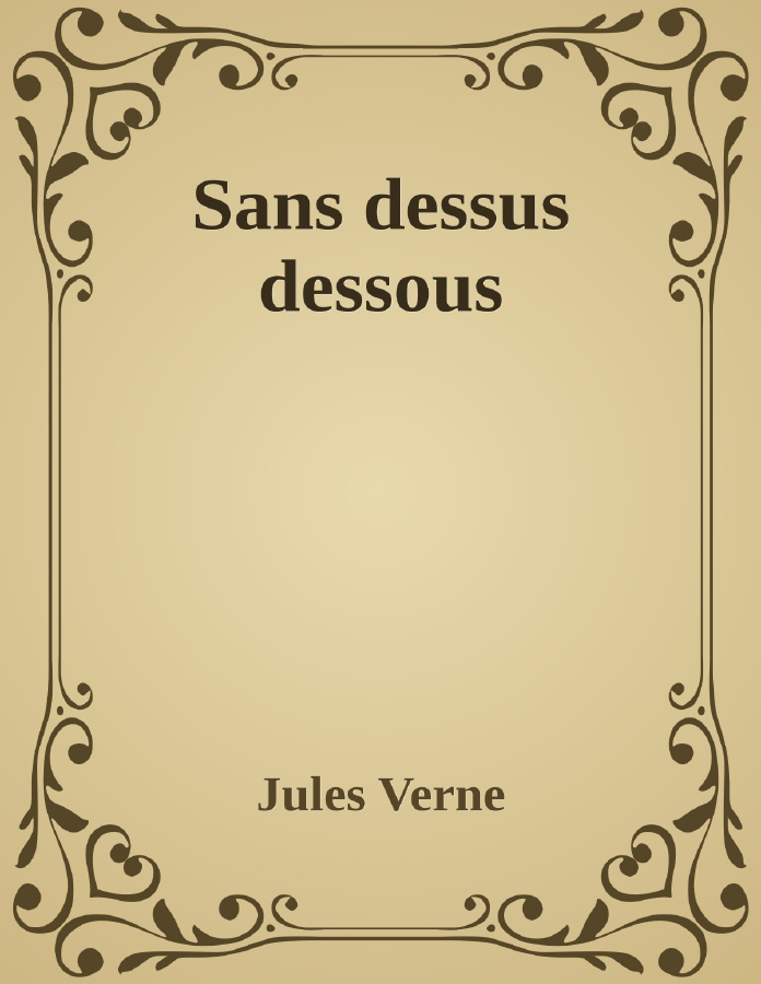 Couverture de Sans dessus dessous