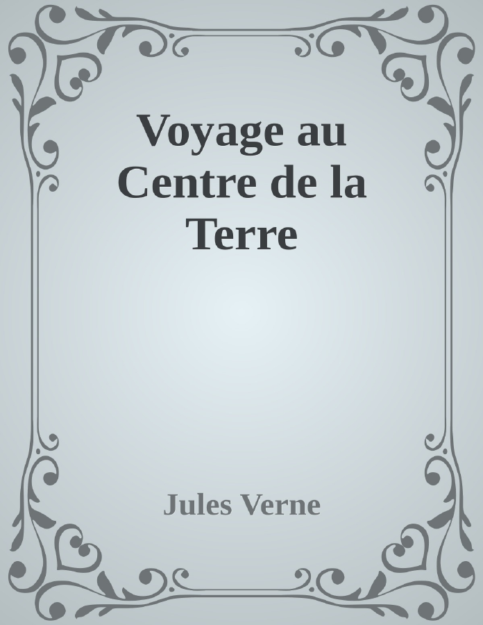 Couverture de Voyage au Centre de la Terre
