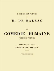 La Comedie Humaine 8211 Volume 01