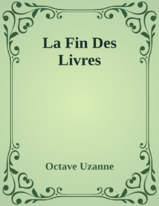Couverture de La Fin Des Livres