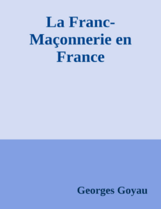 Couverture de La Franc-Maçonnerie en France