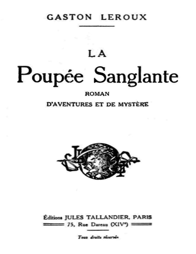 Couverture de La Poupée Sanglante