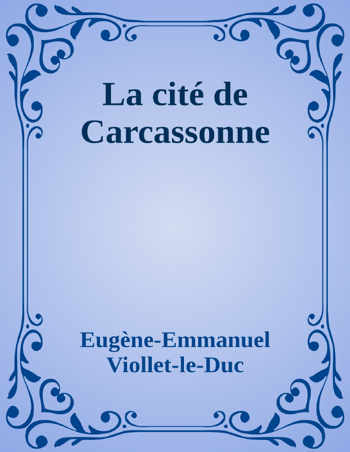 Couverture de La cité de Carcassonne