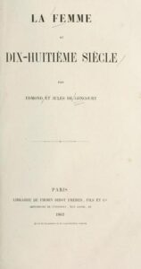 La Femme Au Dix Huitieme Siecle