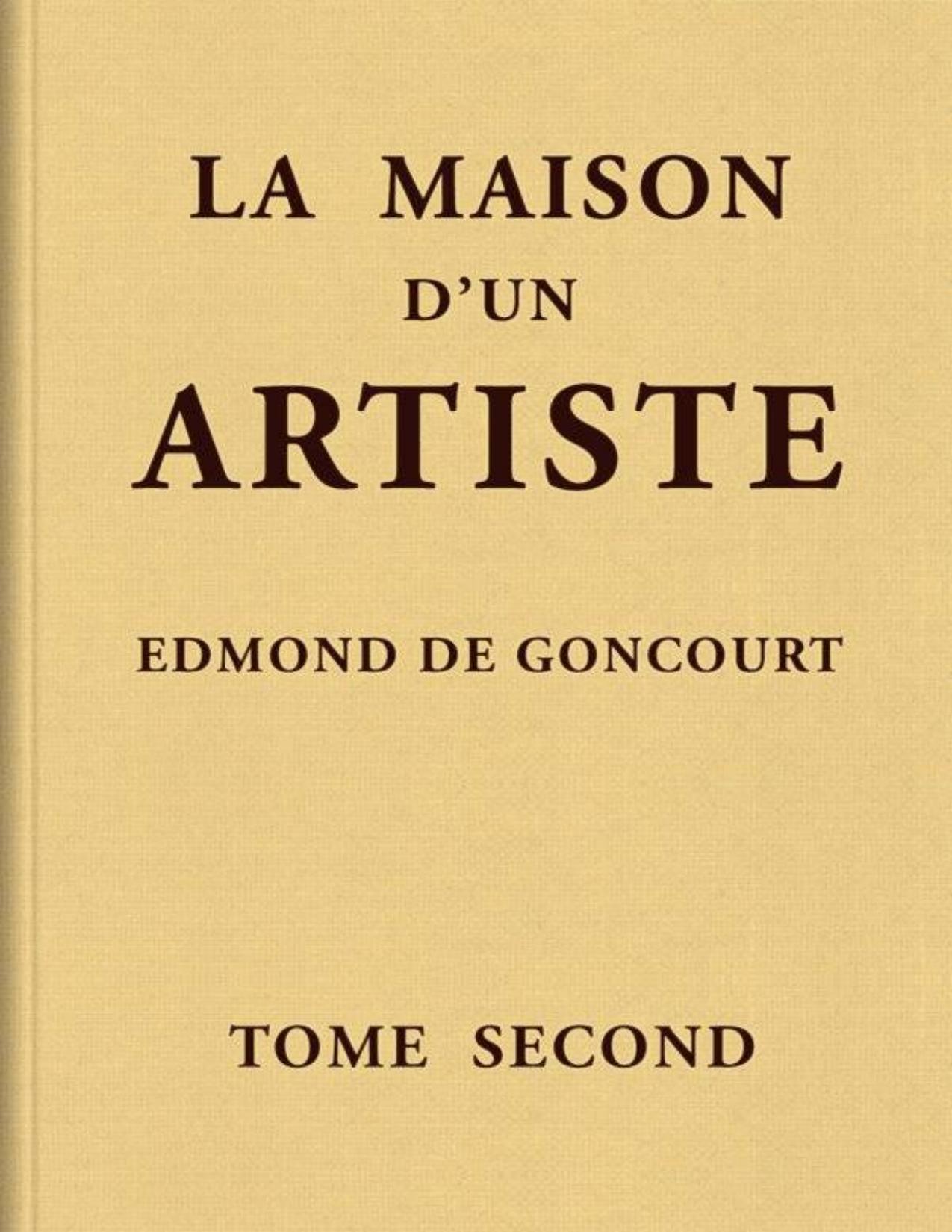 La Maison Drsquoun Artiste Tome 2