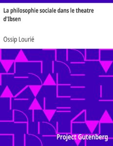 La Philosophie Sociale Dans Le Theatre DrsquoIbsen