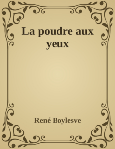 Couverture de La poudre aux yeux