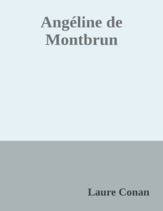 Couverture de Angéline de Montbrun