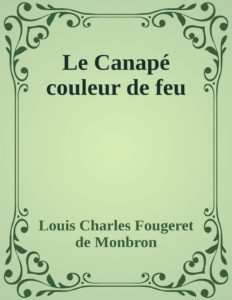 Couverture de Le Canapé couleur de feu