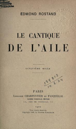 Le Cantique De LrsquoAile