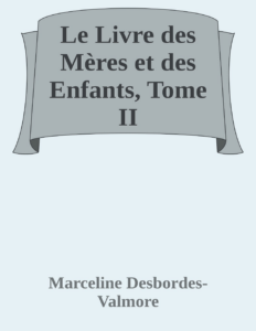 Couverture de Le Livre des Mères et des Enfants, Tome II