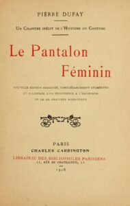 Le Pantalon Feminin