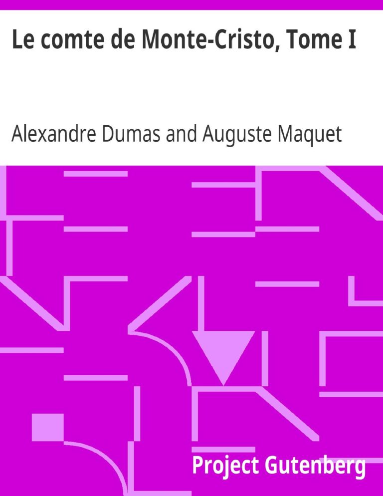 Couverture de Le comte de Monte-Cristo, Tome I