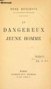 Le Dangereux Jeune Homme
