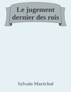 Couverture de Le jugement dernier des rois