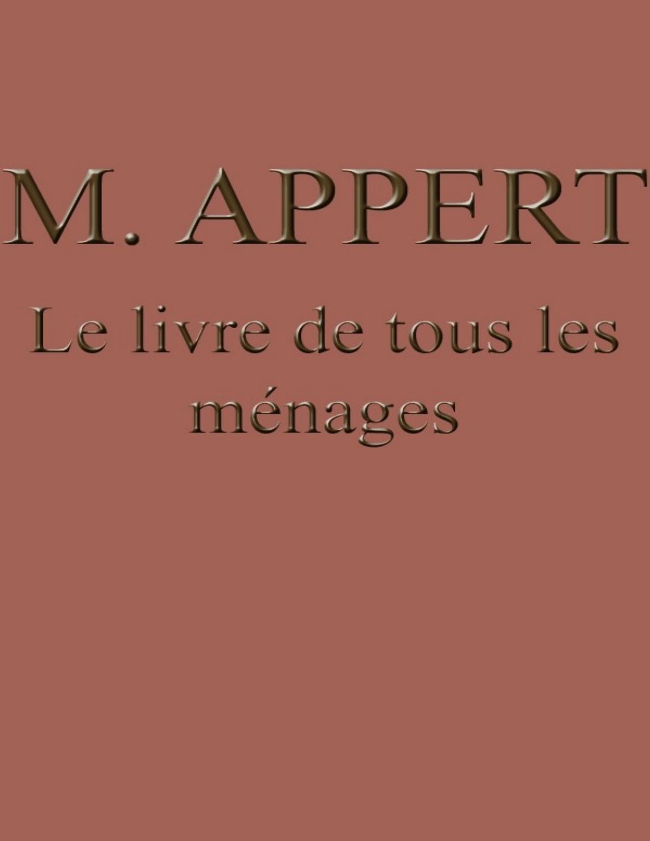 Le Livre De Tous Les Menages Ou Lrsquoart De Conserver P