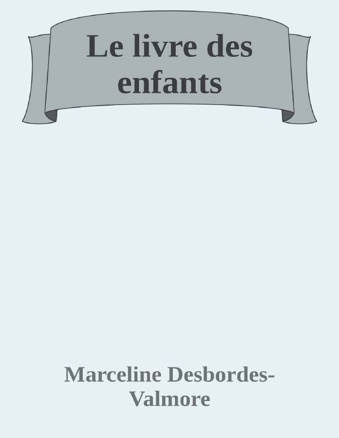 Couverture de Le livre des enfants