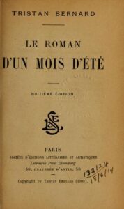 Le Roman Drsquoun Mois Drsquoete