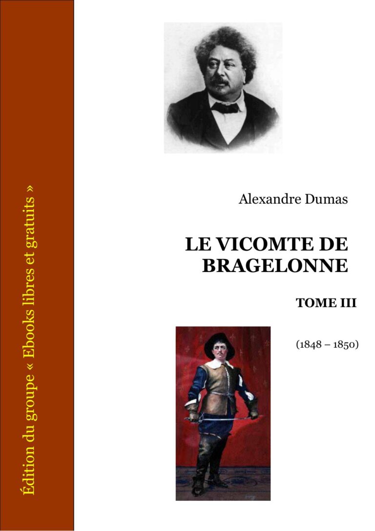 Couverture de Le vicomte de Bragelonne, Tome III.