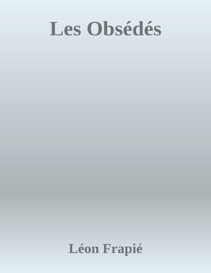 Couverture de Les Obsédés