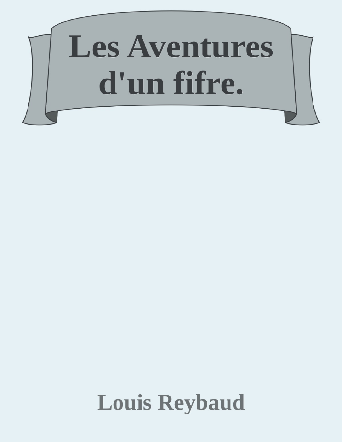 Couverture de Les Aventures d'un fifre.