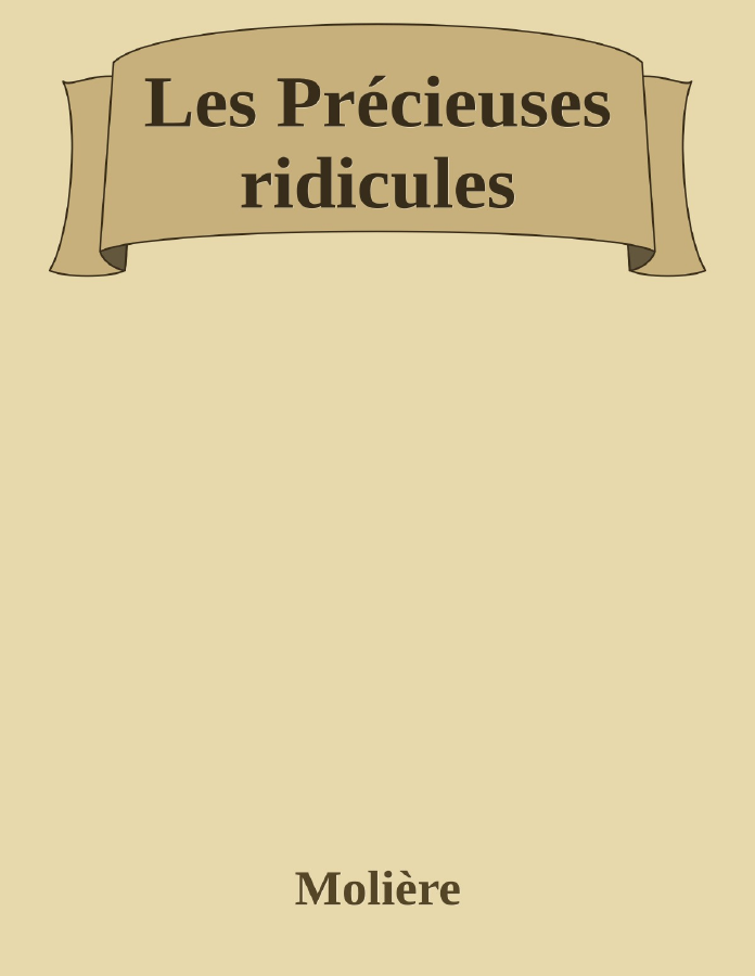 Couverture de Les Précieuses ridicules