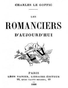 Les Romanciers DrsquoAujourdrsquohui