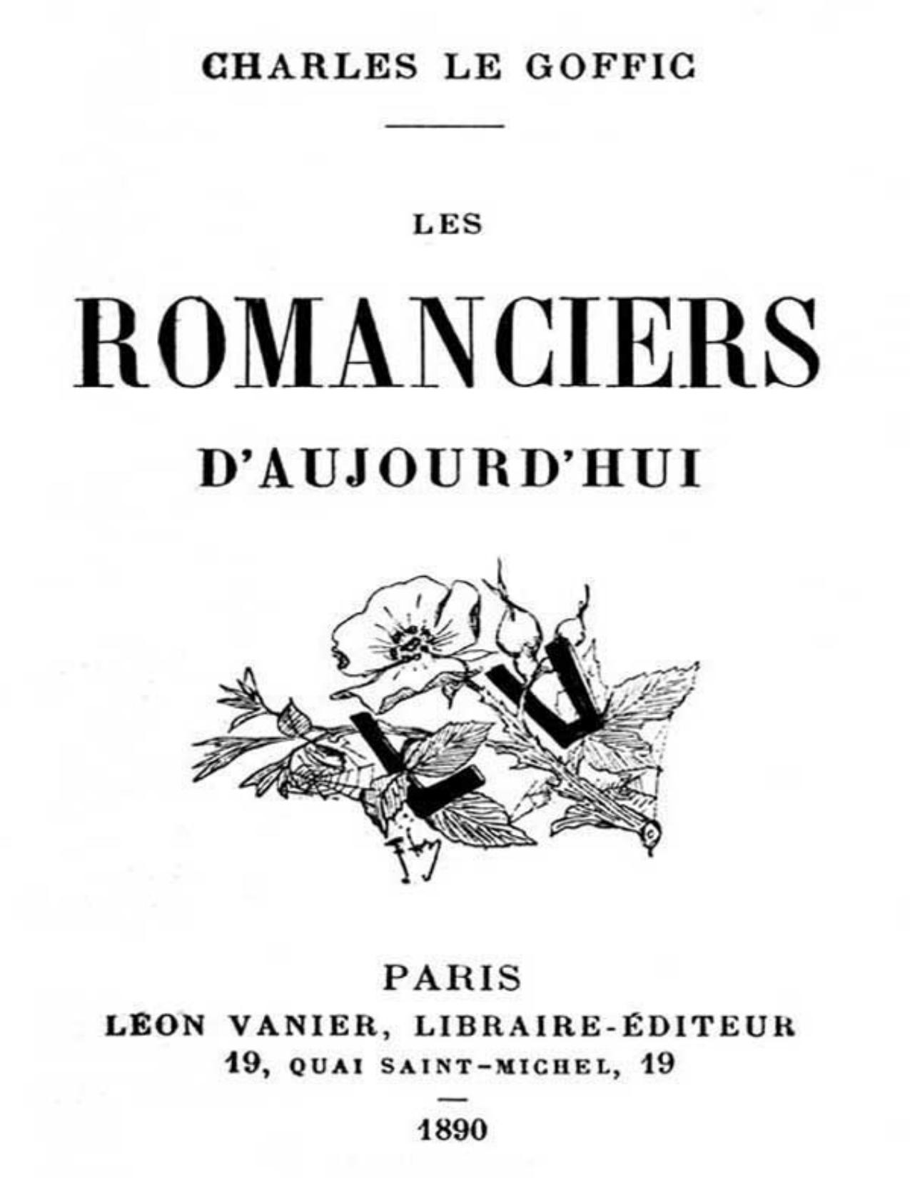 Les Romanciers DrsquoAujourdrsquohui