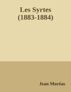 Couverture de Les Syrtes (1883-1884)