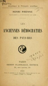 Les Anciennes Democraties Des Pays Bas