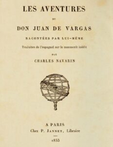 Les Aventures De Don Juan De Vargas Racontees Par Lui Mem