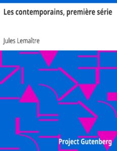 Les Contemporains Premiere Serie Etudes Et Portraits Li