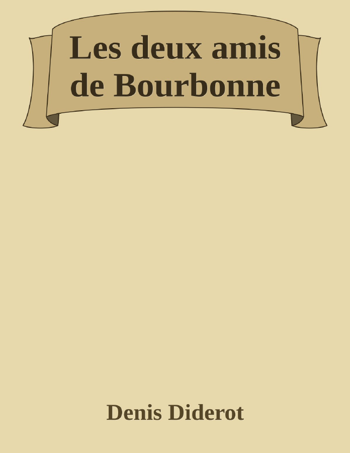 Couverture de Les deux amis de Bourbonne