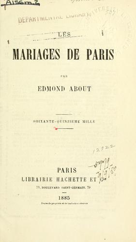 Les Mariages De Paris