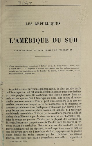 Les Republiques De LrsquoAmerique Du Sud