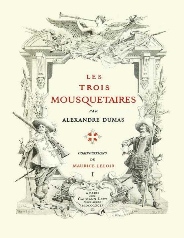 Couverture de Les trois mousquetaires, Volume  1 (of 2)