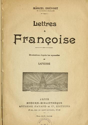 Lettres A Francoise