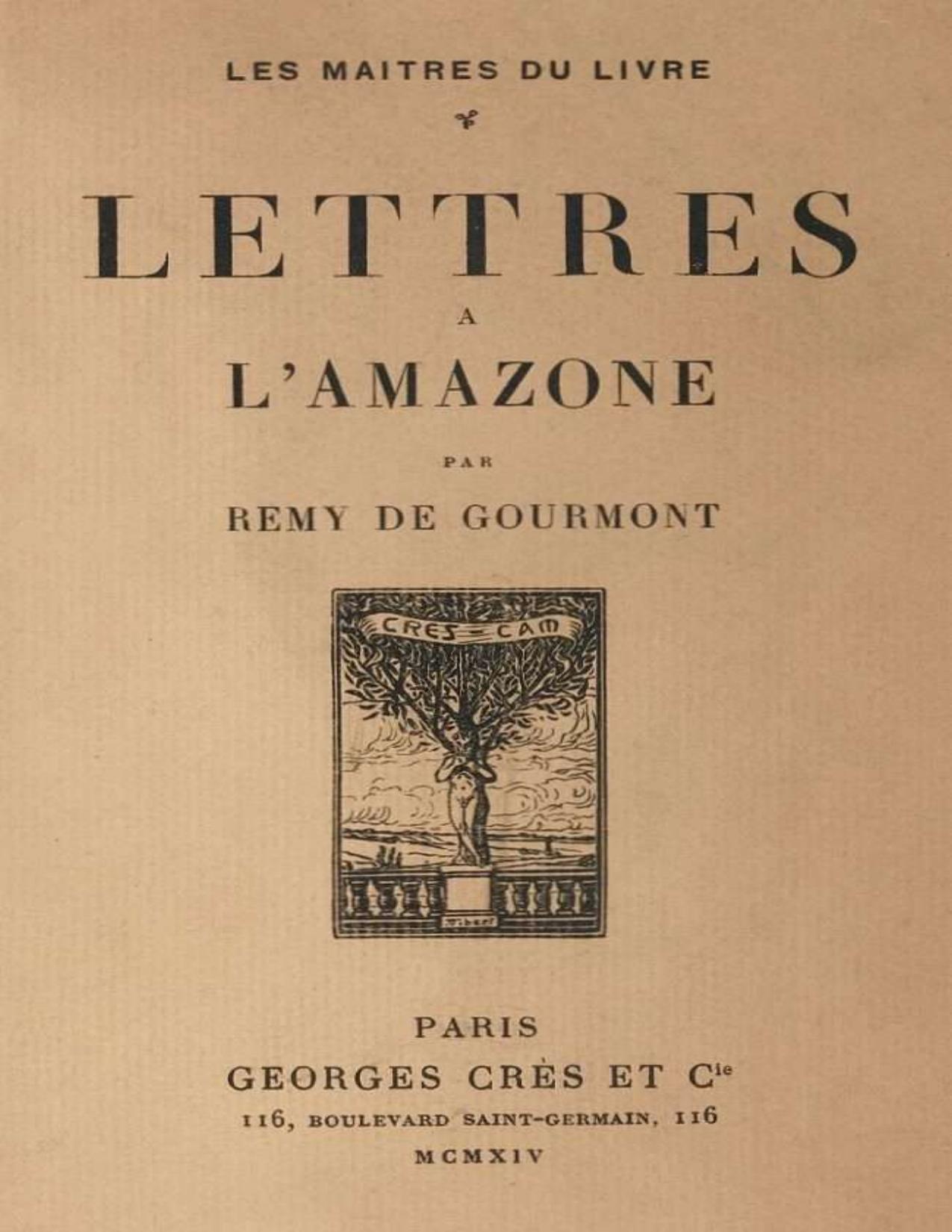 Lettres A LrsquoAmazone