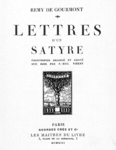 Lettres Drsquoun Satyre