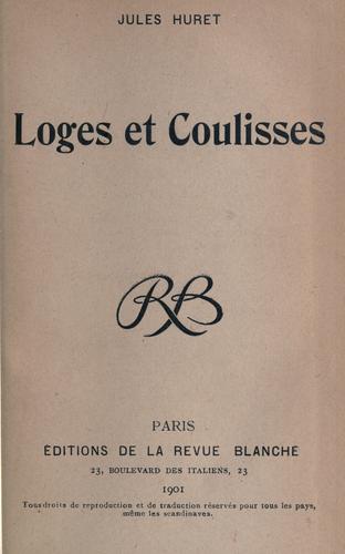 Loges Et Coulisses