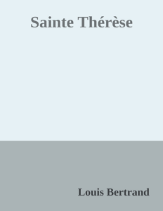 Couverture de Sainte Thérèse