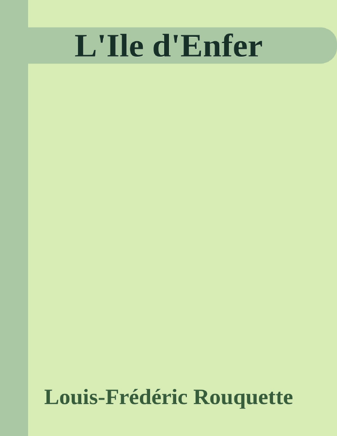 Couverture de L'Ile d'Enfer