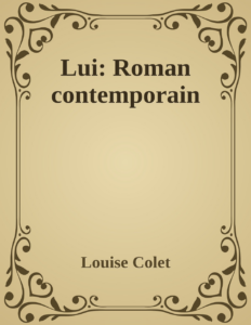 Couverture de Lui: Roman contemporain