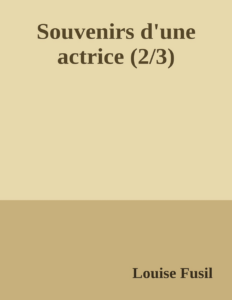 Couverture de Souvenirs d'une actrice (2/3)