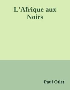 Couverture de L'Afrique aux Noirs