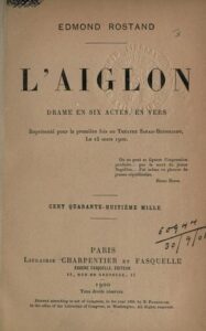 LrsquoAiglon Drame En Six Actes En Vers