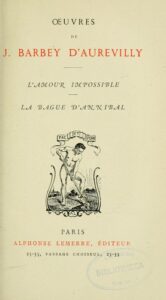 LrsquoAmour Impossible La Bague DrsquoAnnibal