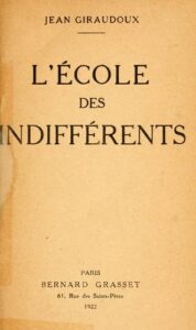 LrsquoEcole Des Indifferents